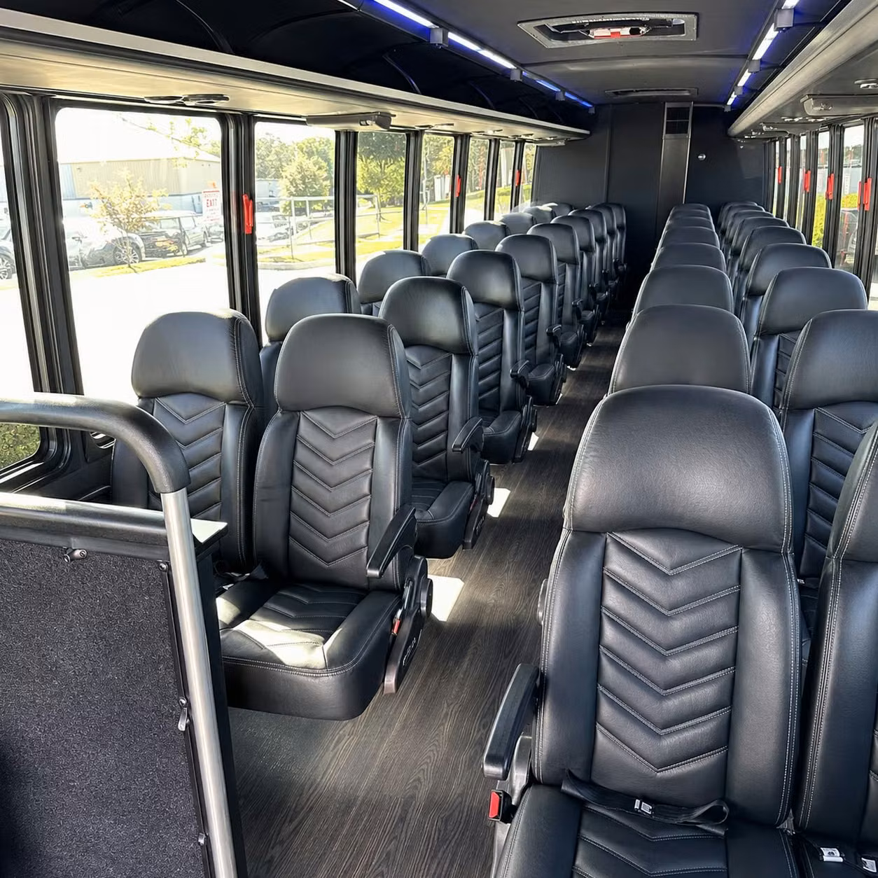 25 passenger minibus inside