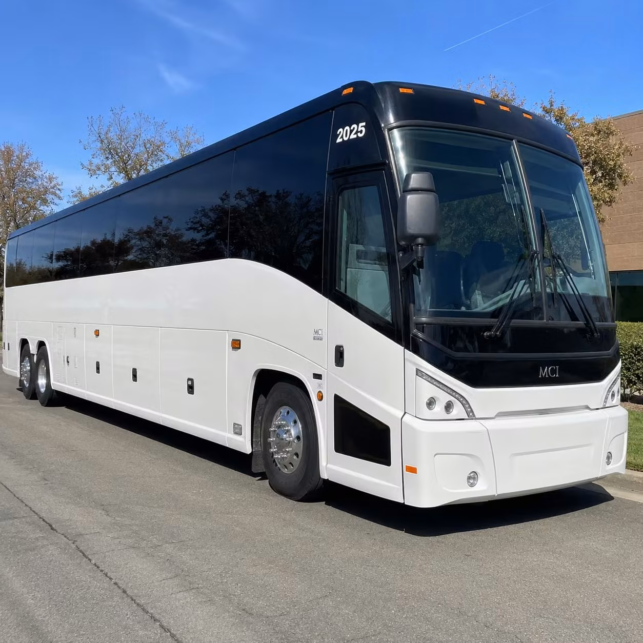fullerton charter bus rental exterior
