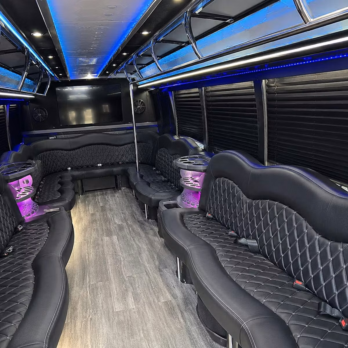 party bus interior