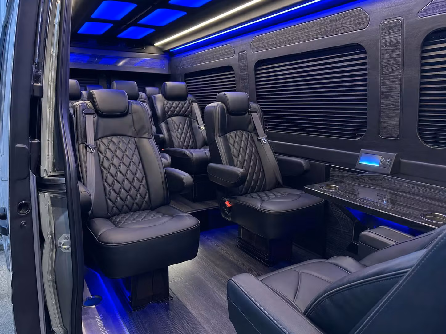 sprinter van transportation for groups and events across fullerton